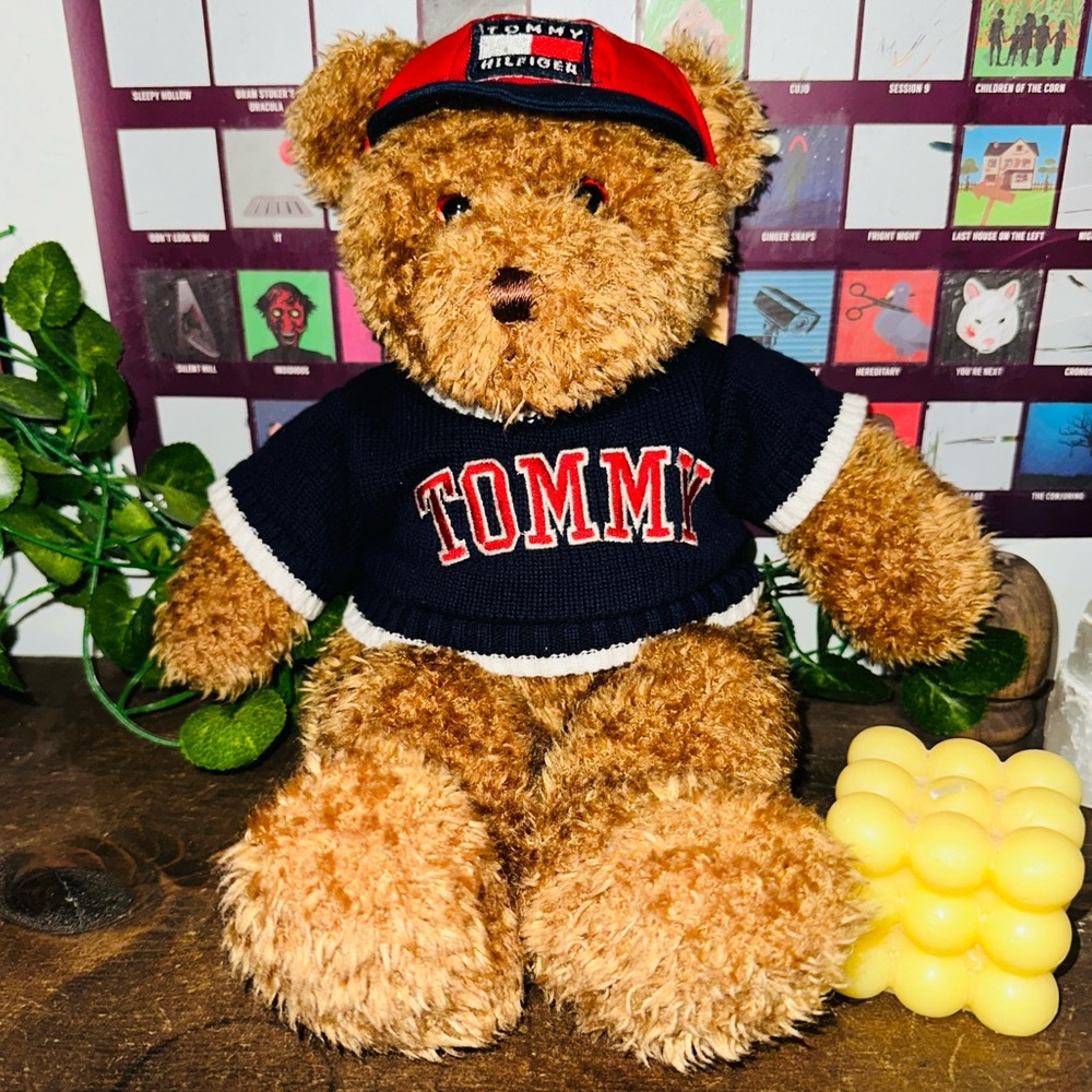 Vintage Tommy Hillfiger 90’s Y2K Plush Teddy Bear Toy